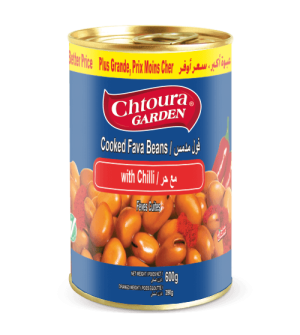 Foul Modammes mit Chilli 600g, Chtoura Garden