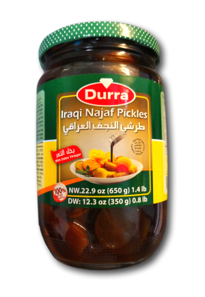 Najaf Pickles mit Dattel ESSIG 650g (350g) Durra