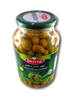 Oliven Grün Salkini 1400g (900g) Durra