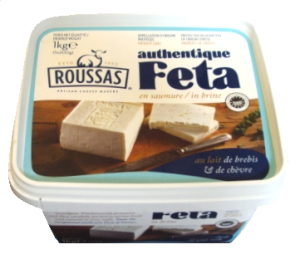 Feta Käse P.D.O. in Lake 1kg Roussas