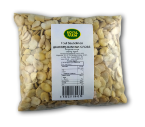 Foul geschält/geschnitten weiss GROSS 800g