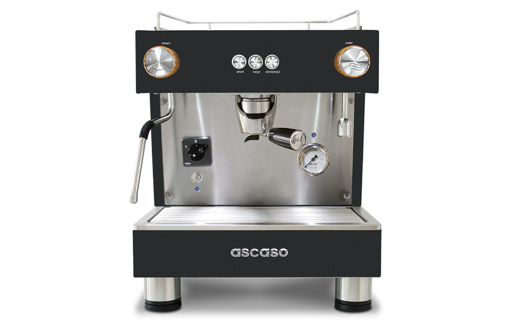 BAR 1-Gruppig Black & Inox Fix-Arm