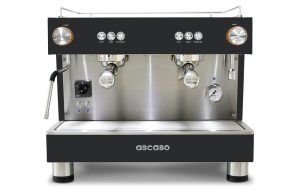 Bar 2-Gruppig (56cm) Black & Inox Mov-Arm Ascaso