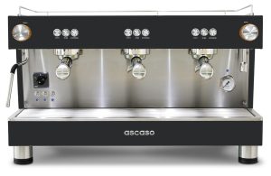 Bar 3-Gruppig (70cm) Black & Inox Mov-Arm Ascaso