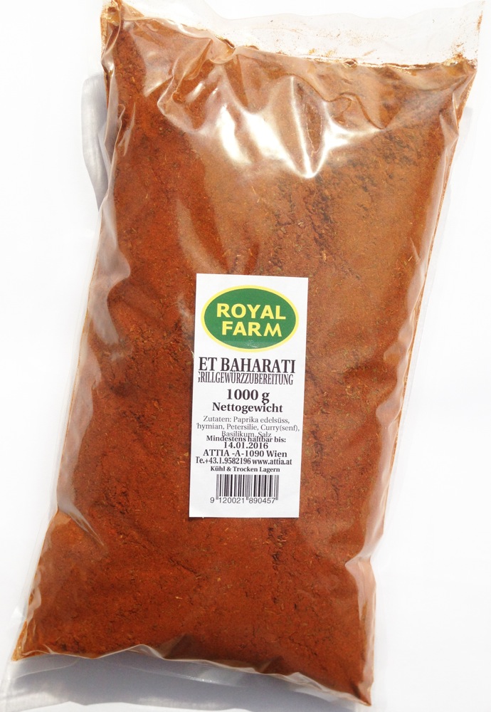 Grill Gewürzzubereitung Türkische Art 1kg Royal Farm