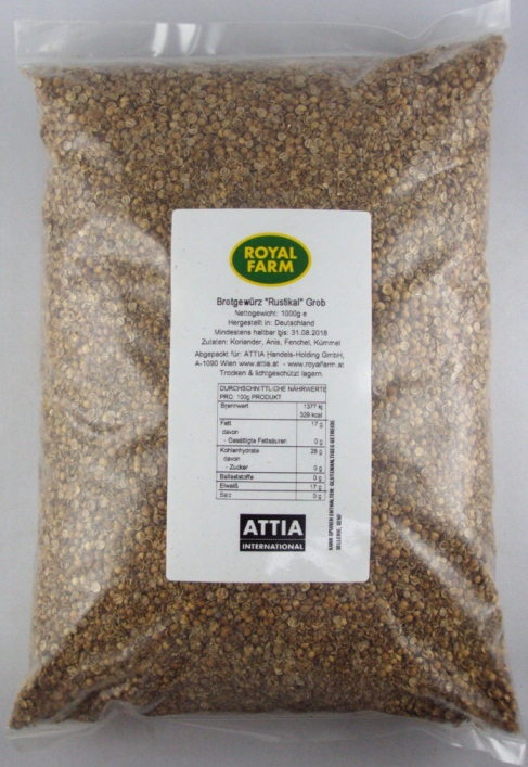 Brotgewürz "Rustikal" Grob 1kg
