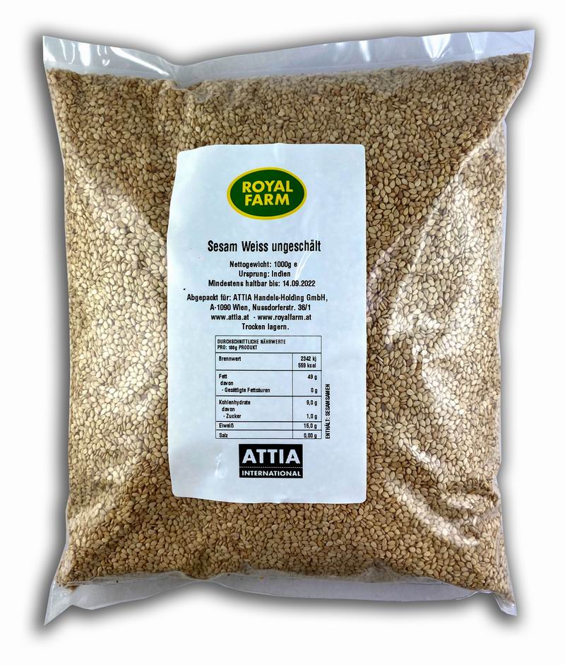 Sesam weiss ungeschält 1kg