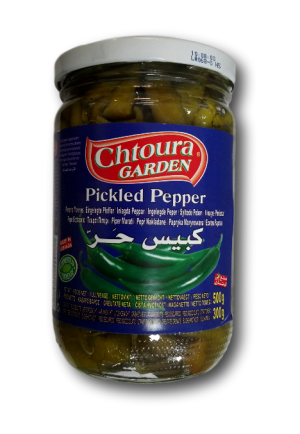 Pfefferoni eingelegt 500g (300g) Chtoura Garden