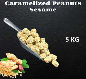 Erdnüsse karamelisiert, mit Sesam (GR) 5kg