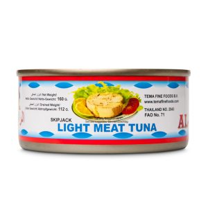 Tuna Fisch Skipjack Light meat in Öl 160g