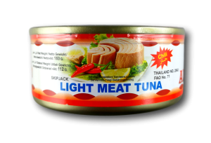 Tuna Fisch Skipjack  SCHARF in Öl 160g