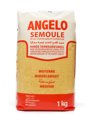 Semolina Medium 1kg Angelo