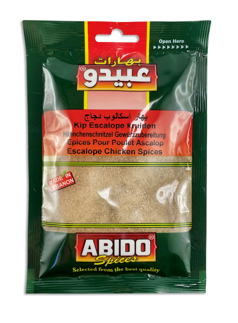 Escalope Hühner Gewürzzubereitung 50g Abido