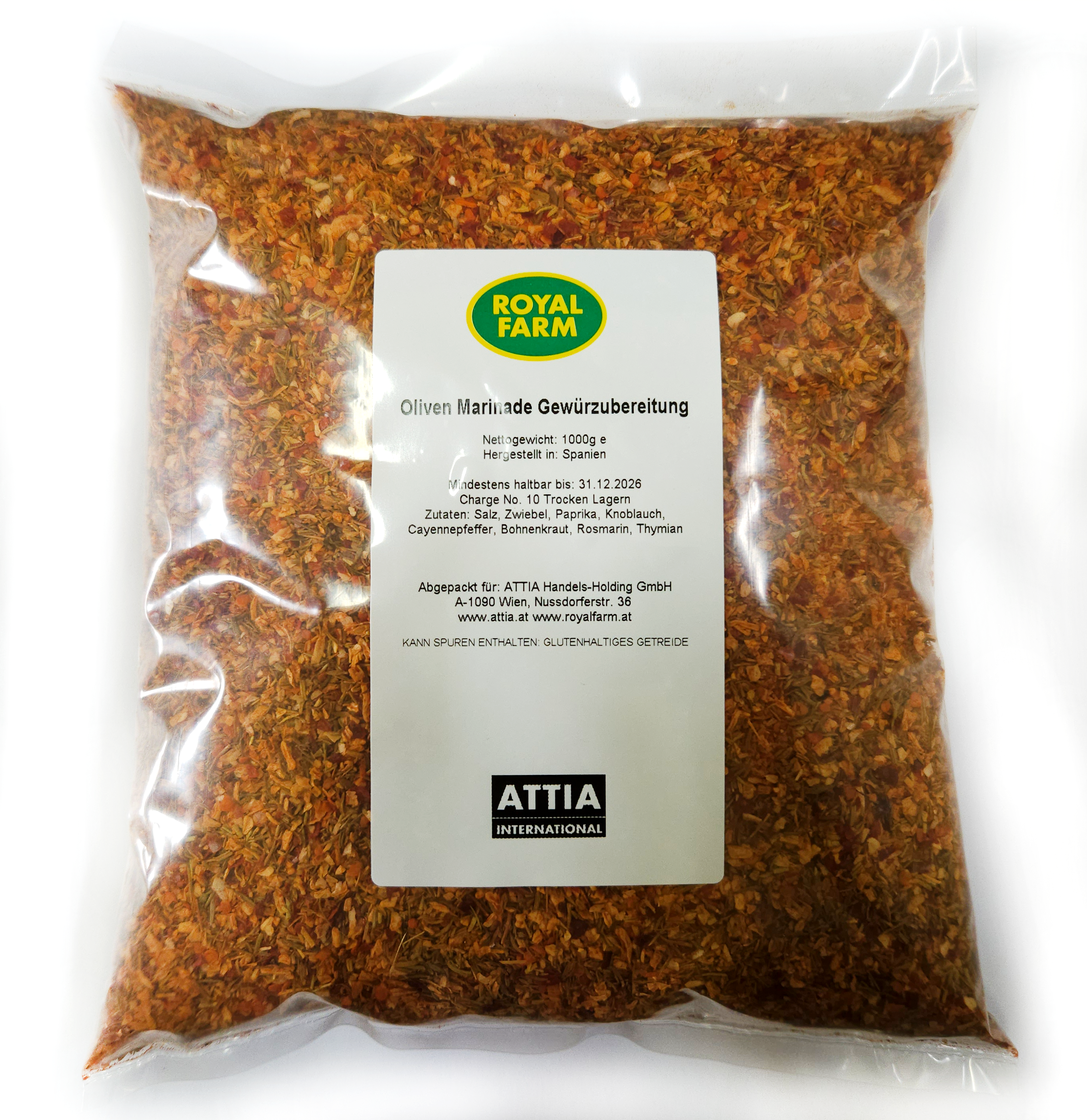 Oliven Marinade Gewürzubereitung