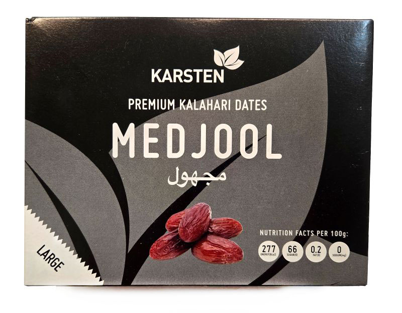 Datteln Medjoul LARGE premium (SCHWARZ) 1kg SÜDAFRIKA KARSTEN
