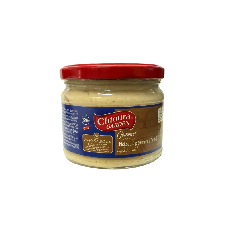 Homus Tahina CUMIN 310g,GLAS, Ready to Eat, Chtoura G.