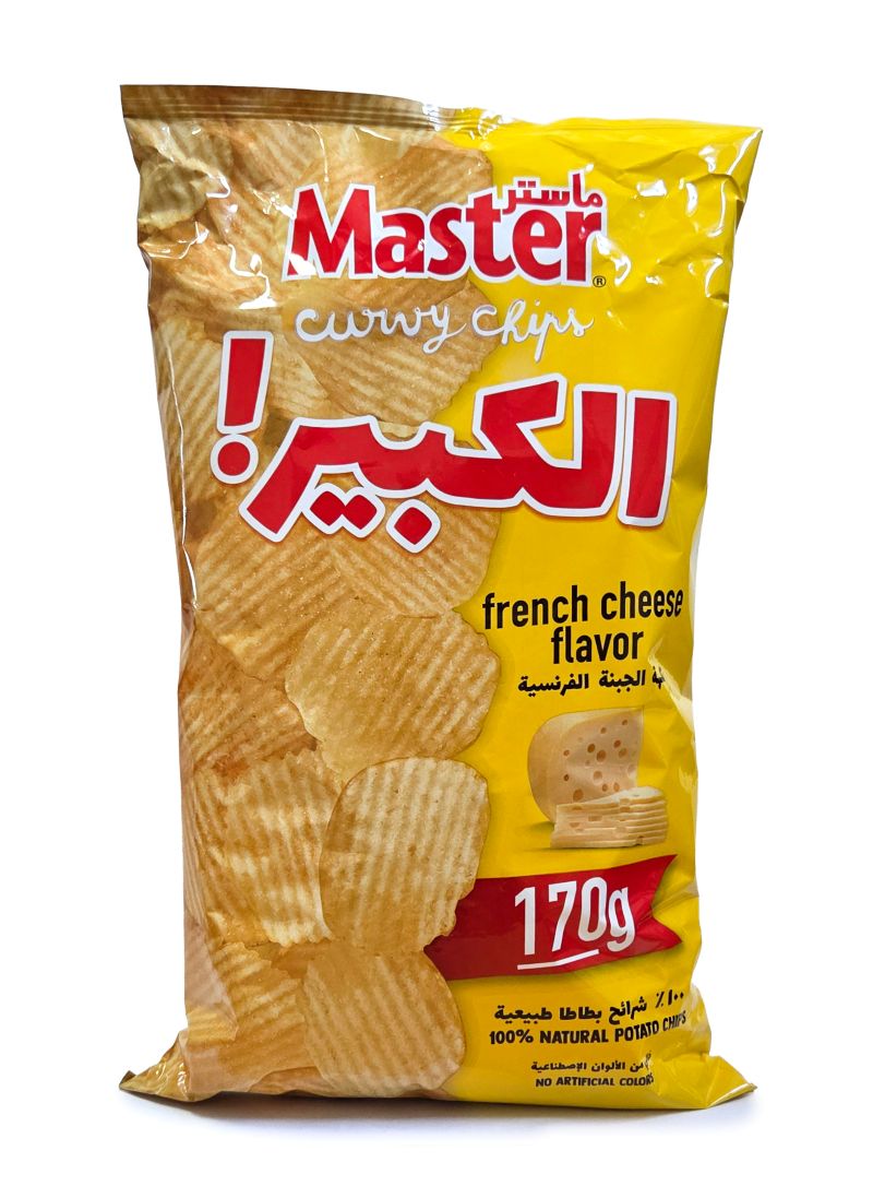 Chips AL KABIR FRENCH CHEESE Curvy 170g MASTER