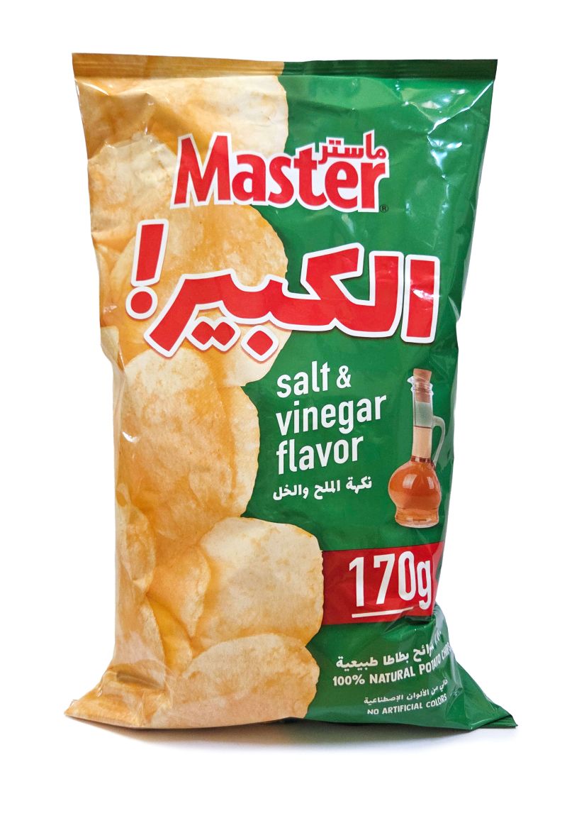 Chips AL KABIR SALT & VINEGAR 170g MASTER
